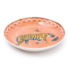 PEACH TIGER TRINKET DISH