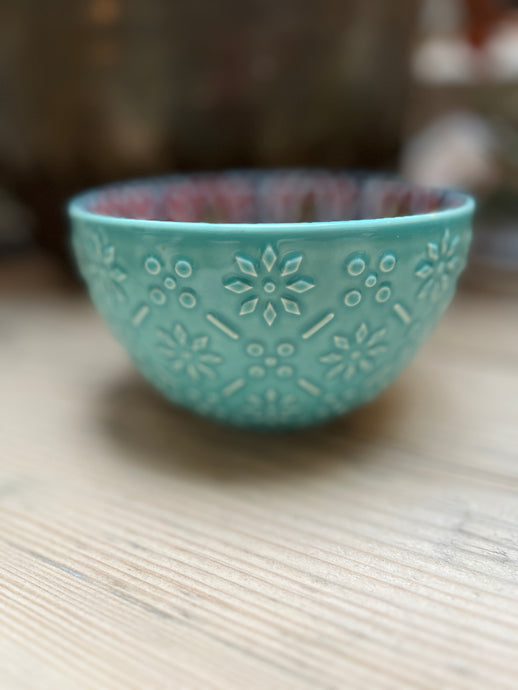 TUSCAN BOWL AQUA