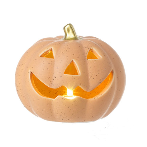 LED PORCELAIN PUMPKIN