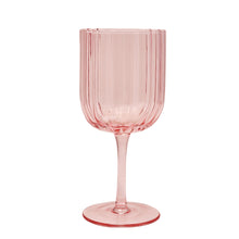 BLUSH WINE GLASSES