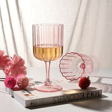 BLUSH WINE GLASSES