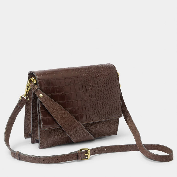 ORLA FAUX CROC CROSSBODY BAG