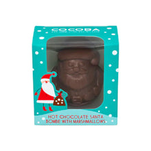 COCOBA HOT CHOCOLATE SINGLE SANTA BOMBE WITH MARSHMALLOW