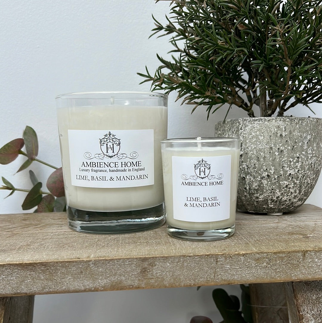 LIME, BASIL & MANDARIN CANDLE – Ambience Home (Surrey)